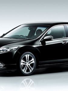 Preview wallpaper honda, accord, black, car