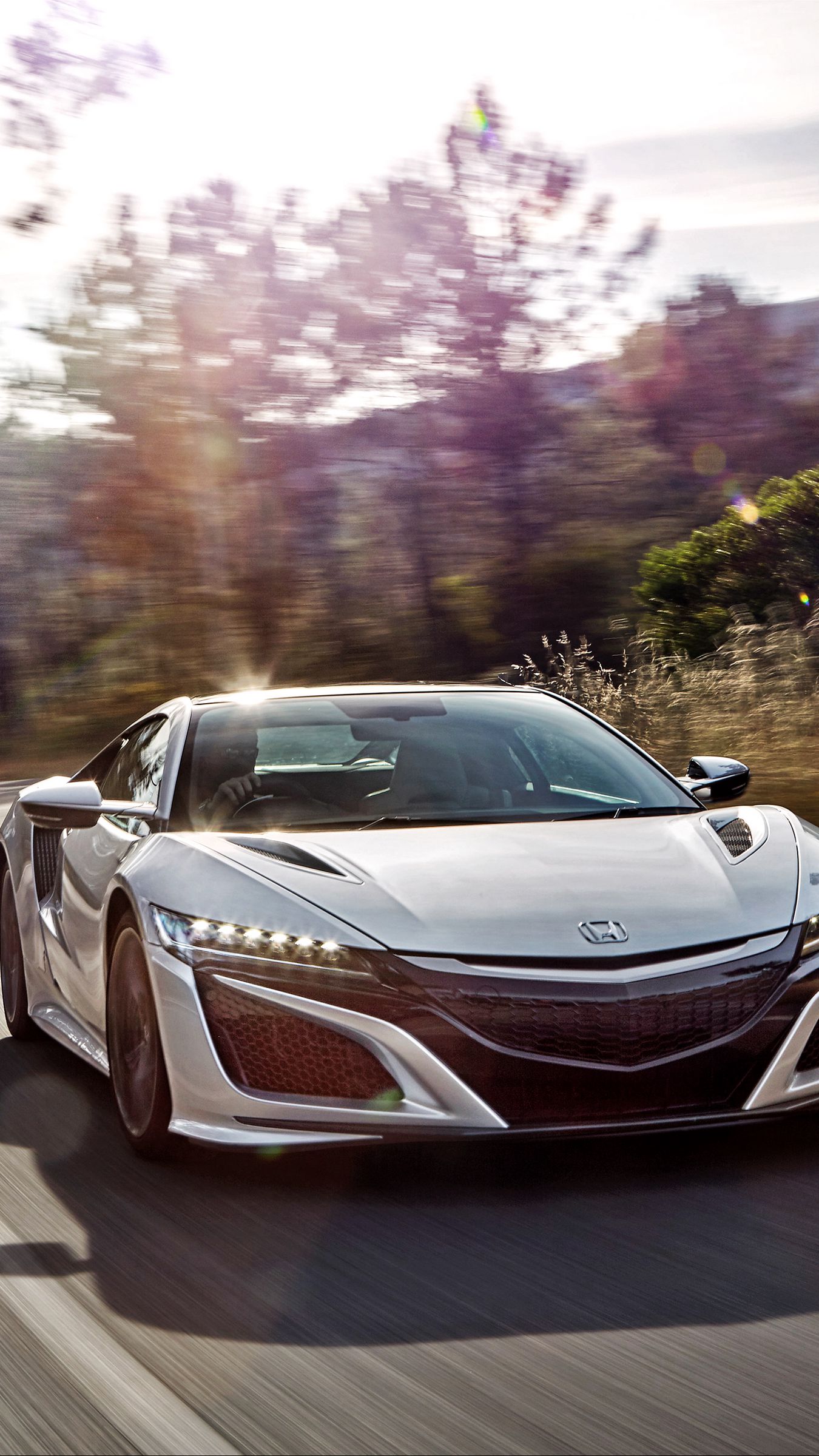 Download Wallpaper 1350x2400 Honda Acura Nsx Front View Speed Iphone 8 7 6s 6 For Parallax Hd Background
