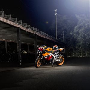 Preview wallpaper honda, cbr1000rr, repsol, motorcycle, bike