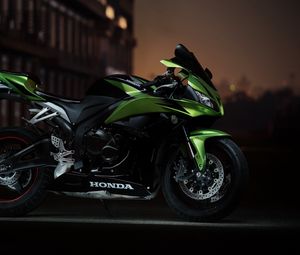 Preview wallpaper honda cbr600rr, sportbike, motorcycle, side view