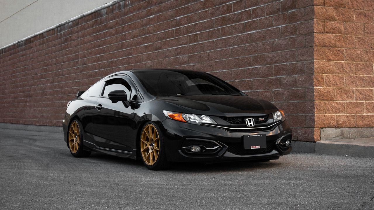 Wallpaper honda civic si, honda, car, side view