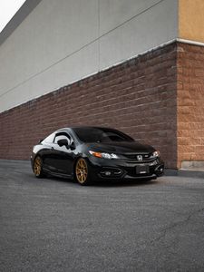 Preview wallpaper honda civic si, honda, car, side view