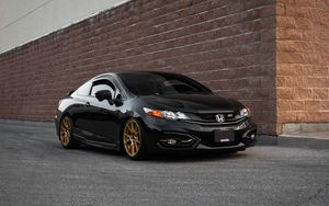 Preview wallpaper honda civic si, honda, car, side view