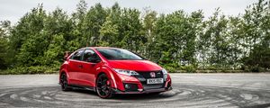 Preview wallpaper honda, civic, type r, side view