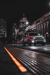 Preview wallpaper honda cr-v, honda, car, white, night, street