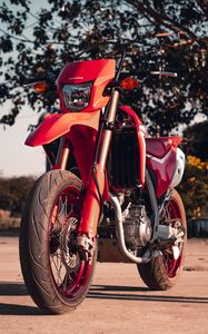 Preview wallpaper honda, motorcycle, bike, red