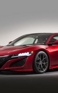 Preview wallpaper honda, nsx, 2015, red