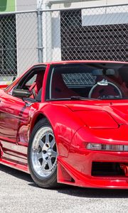 Preview wallpaper honda nsx, honda, car, red