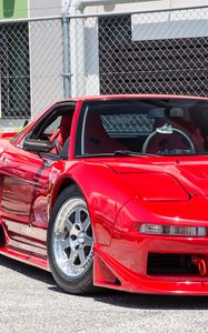 Preview wallpaper honda nsx, honda, car, red