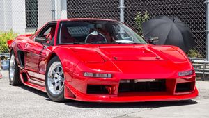 Preview wallpaper honda nsx, honda, car, red