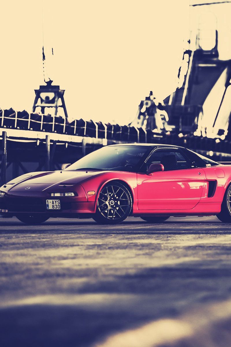 Download Wallpaper 800x10 Honda Nsx Red Side View Iphone 4s 4 For Parallax Hd Background
