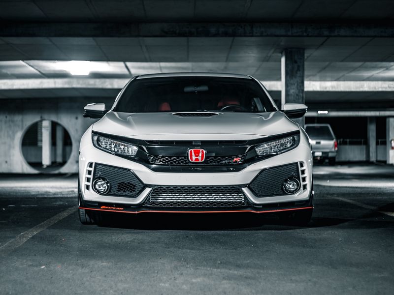 800x600 Wallpaper honda type r, honda, car, front view