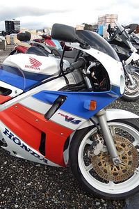 Preview wallpaper honda vfr400r, honda, motorcycle