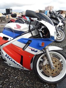 Preview wallpaper honda vfr400r, honda, motorcycle