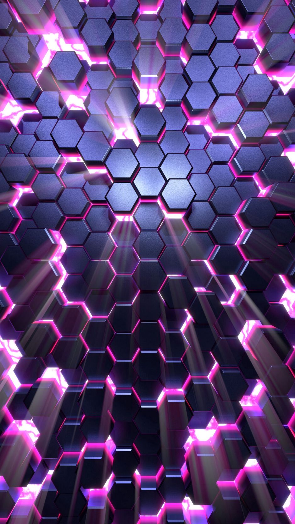 Abstract Honeycomb HD Wallpaper