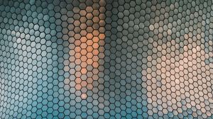 Preview wallpaper honeycomb, pattern, texture, surface