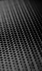 Preview wallpaper honeycomb, surface, iron, circles