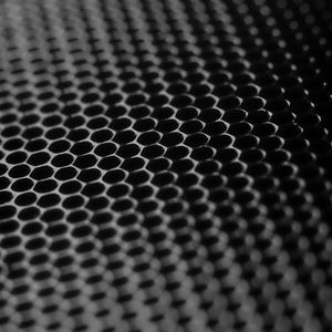 Preview wallpaper honeycomb, surface, iron, circles