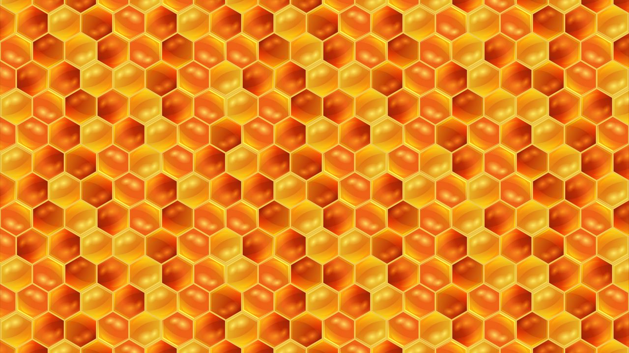 Wallpaper honeycombs, honey, pattern, texture, patterns