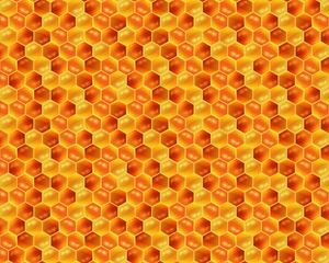 Preview wallpaper honeycombs, honey, pattern, texture, patterns