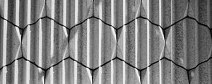 Preview wallpaper honeycombs, stripes, lines, light