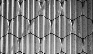 Preview wallpaper honeycombs, stripes, lines, light