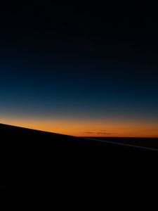 Preview wallpaper horizon, night, sunset, sky, dark