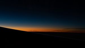 Preview wallpaper horizon, night, sunset, sky, dark