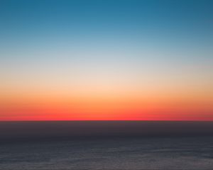 Preview wallpaper horizon, sea, sunset, sky