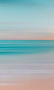 Preview wallpaper horizon, water, distortion, blue