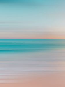 Preview wallpaper horizon, water, distortion, blue