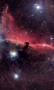 Preview wallpaper horsehead nebula, galaxy, space, stars, clouds, universe