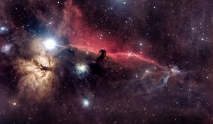 Preview wallpaper horsehead nebula, galaxy, space, stars, clouds, universe