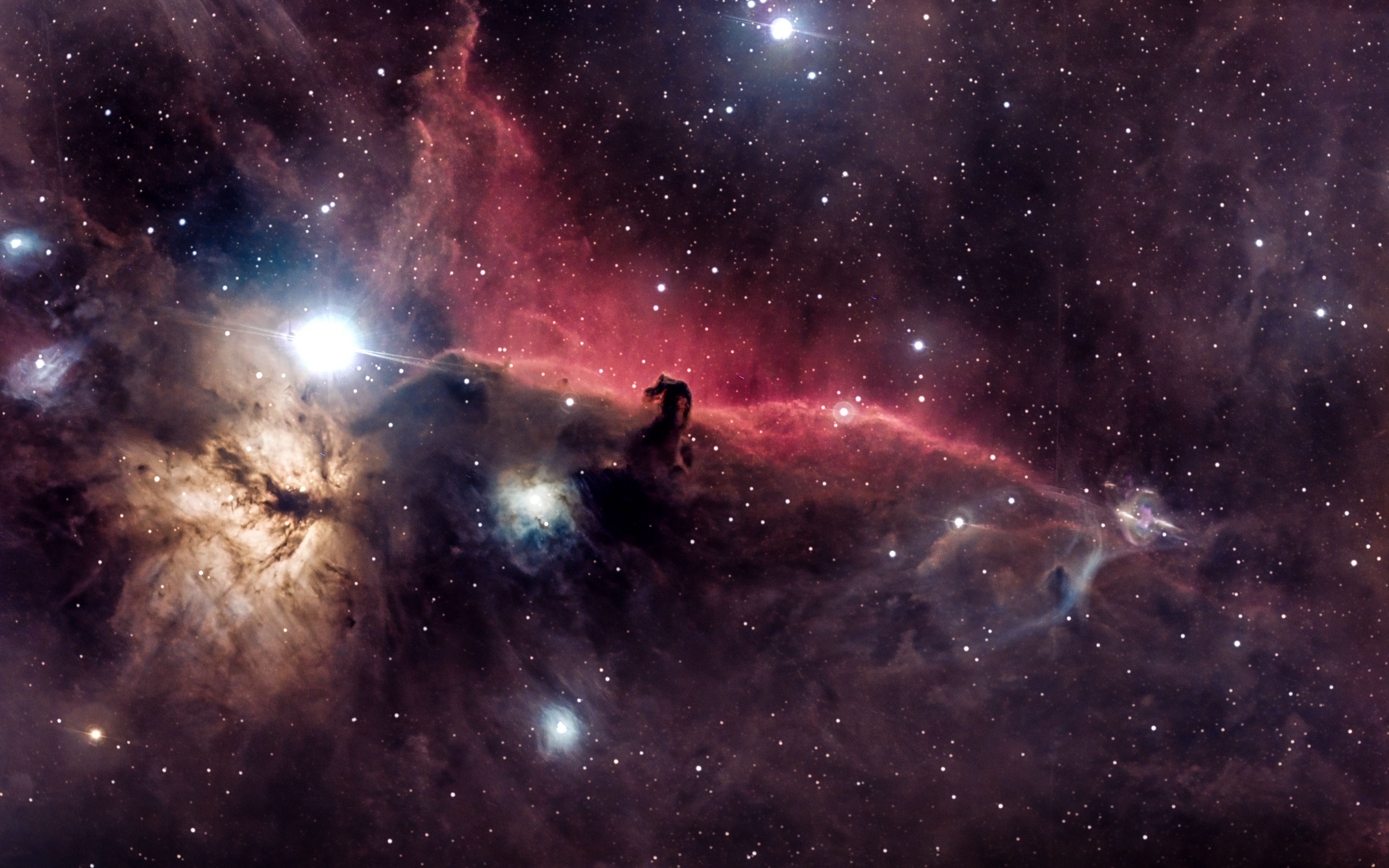 Download wallpaper 3840x2400 horsehead nebula, galaxy, space, stars ...