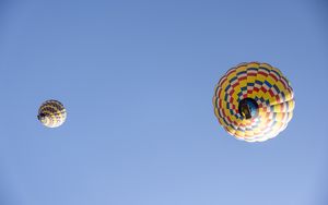 Preview wallpaper hot air balloon, sky, flight, colorful