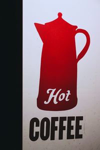 Preview wallpaper hot coffee, inscription, teapot