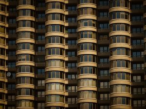 Preview wallpaper house, building, windows, balconies, architecture