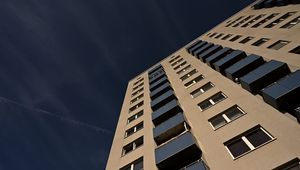 Preview wallpaper house, building, windows, balconies, sky, facade