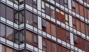 Preview wallpaper house, facade, windows, glass, architecture
