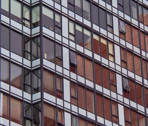 Preview wallpaper house, facade, windows, glass, architecture