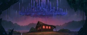 Preview wallpaper house, old, castle, illusion, art