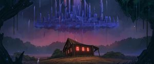 Preview wallpaper house, old, castle, illusion, art