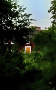 Preview wallpaper house, trees, grass, nature