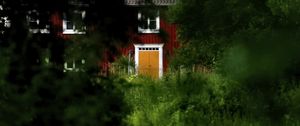 Preview wallpaper house, trees, grass, nature