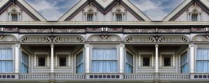 Preview wallpaper house, windows, architecture, reflection