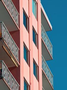 Preview wallpaper house, windows, balconies, facade, building, architecture