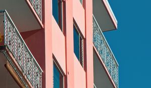 Preview wallpaper house, windows, balconies, facade, building, architecture