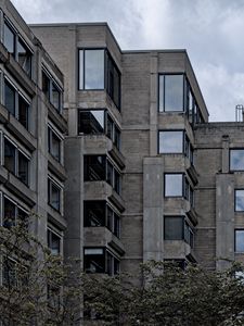 Preview wallpaper house, windows, facade, balconies