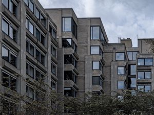 Preview wallpaper house, windows, facade, balconies