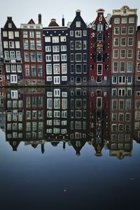 Preview wallpaper houses, buildings, architecture, water, reflection